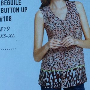 CAbi Beguille Button Top
